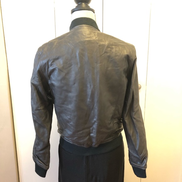 💲🔻 Rag & Bone/JEAN The Leather Bomber Jacket - Picture 3 of 8
